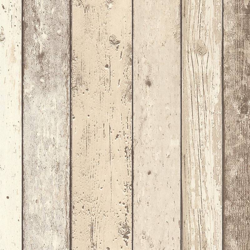 Wood Effect Wallpaper Distressed Wooden Grain Surf Beach Hut Vinyl 6